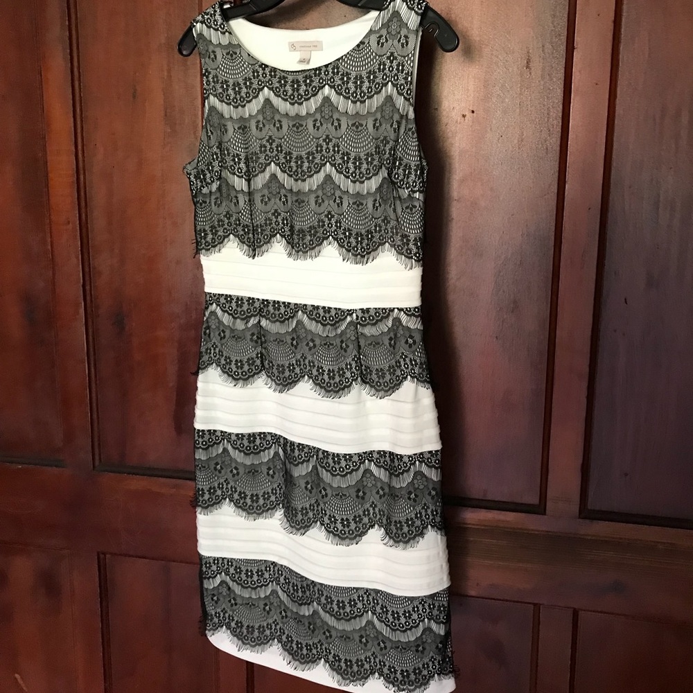 Black and White Dress